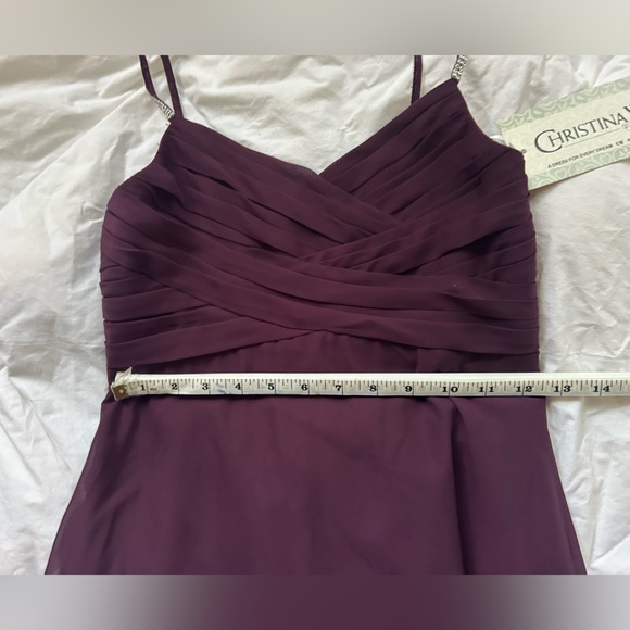 Christina Wu Deep Purple Maxi Dress - Picture 3 of 8